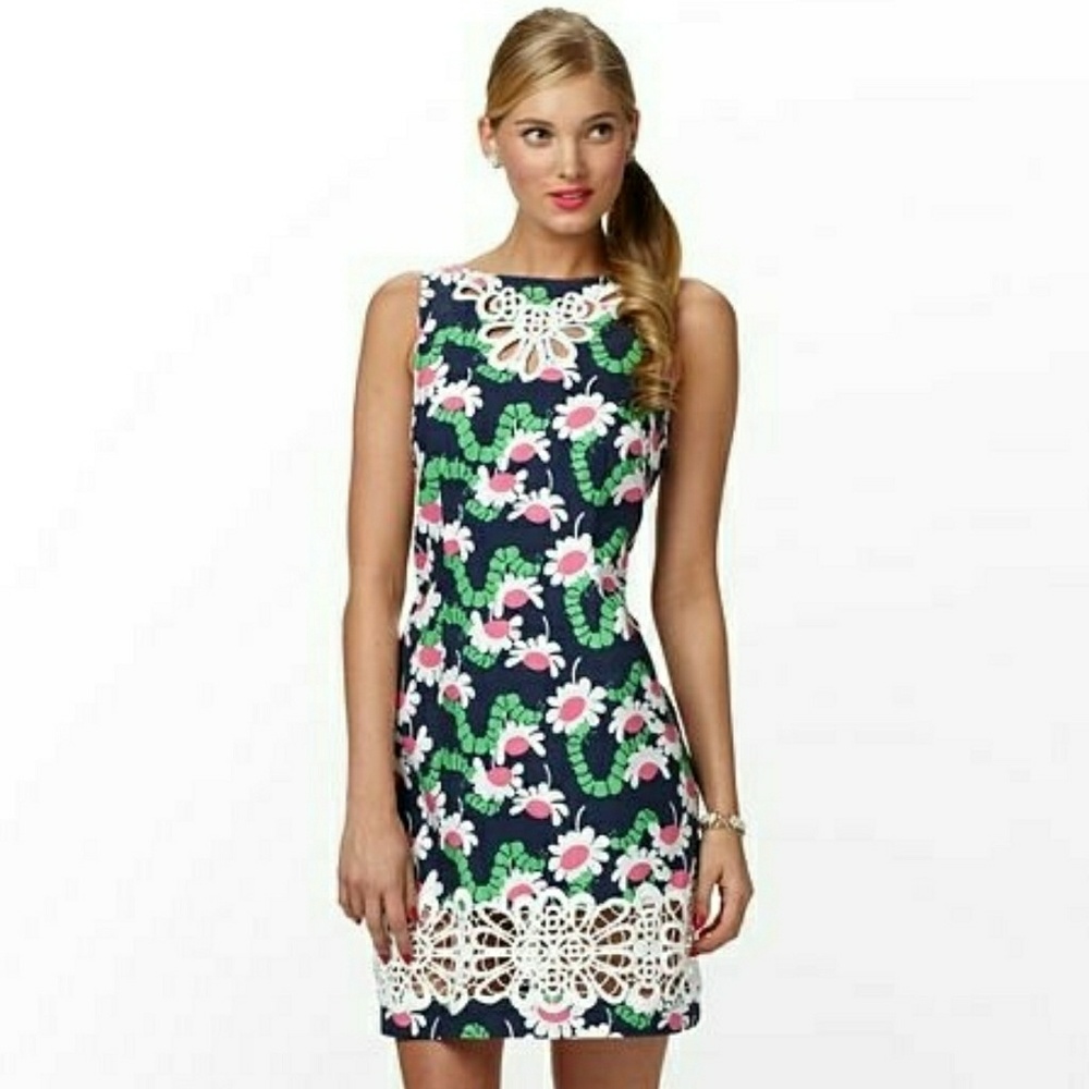 Lilly Pulitzer Mariana Dress Sz 10 Yum Yum Print - Picture 2 of 7